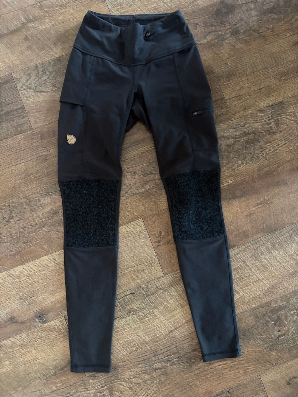 Womens Fjallraven Black Abisko Trekking Tights XS